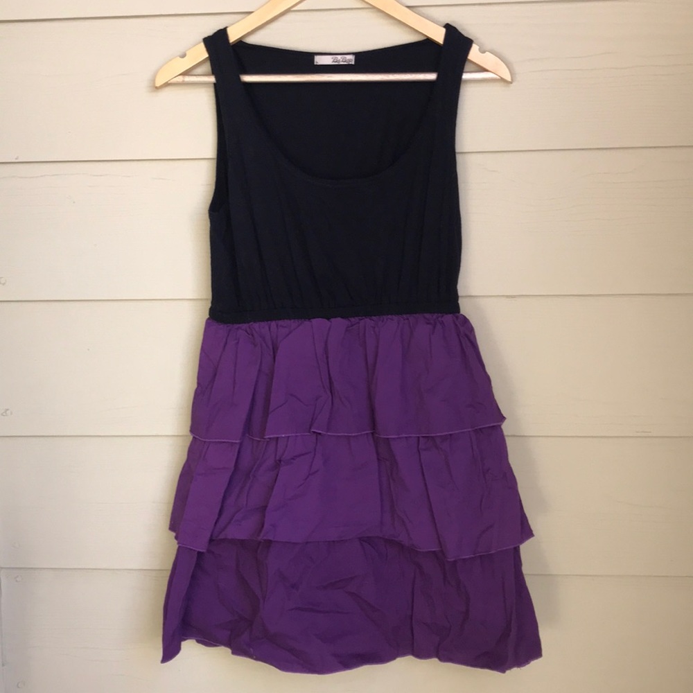Colorblock tutu dress